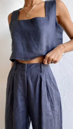 Fashion Allied Tops^Tillie Crop Top - Ink