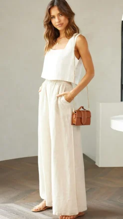 Fashion Allied Sets|Tops^Tillie Crop Top - White
