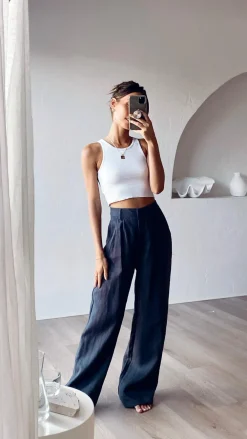 Fashion Allied Bottoms^Tillie Pants - Ink