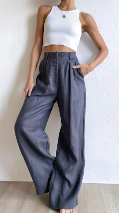 Fashion Allied Bottoms^Tillie Pants - Ink