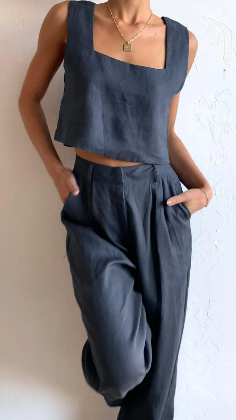 Fashion Allied Bottoms^Tillie Pants - Ink