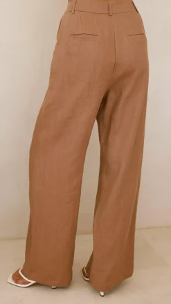 Fashion Allied Bottoms^Tillie Pants - Latte