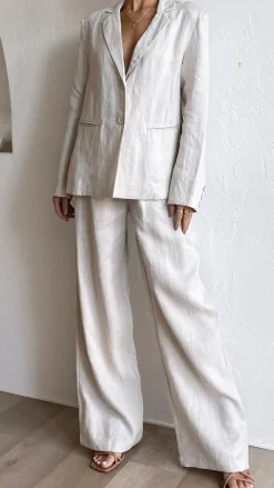 Fashion Allied Bottoms^Tillie Pants - Oatmeal