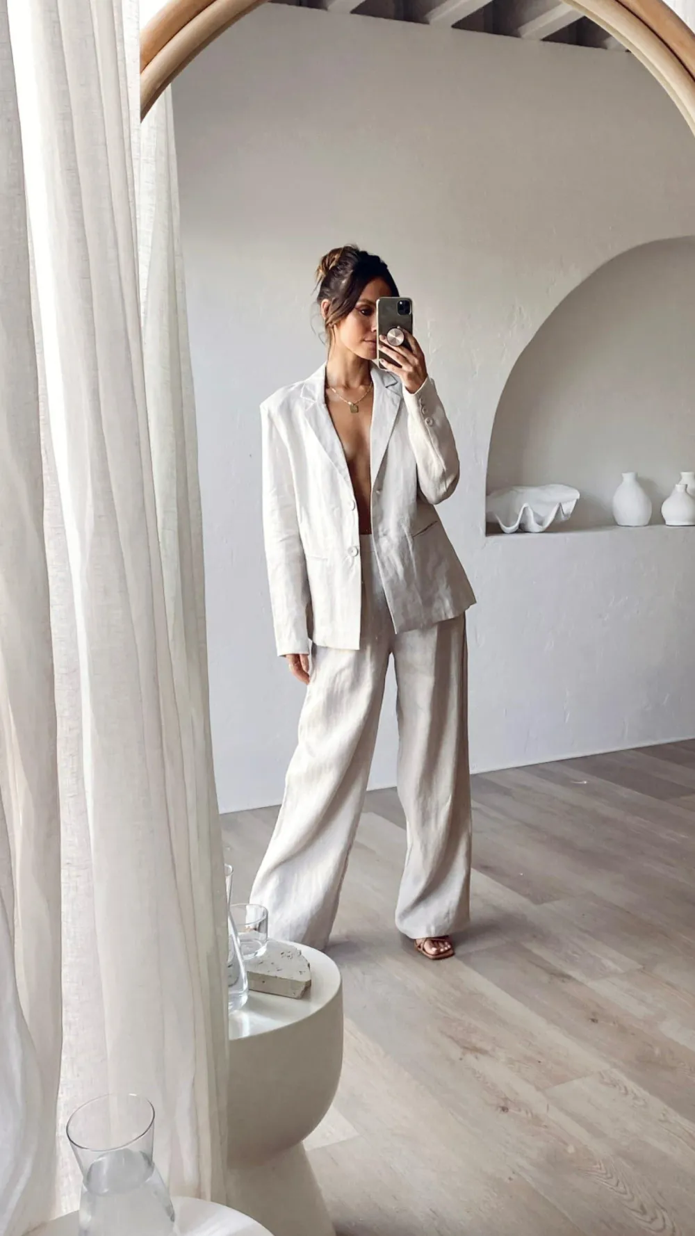 Fashion Allied Bottoms^Tillie Pants - Oatmeal