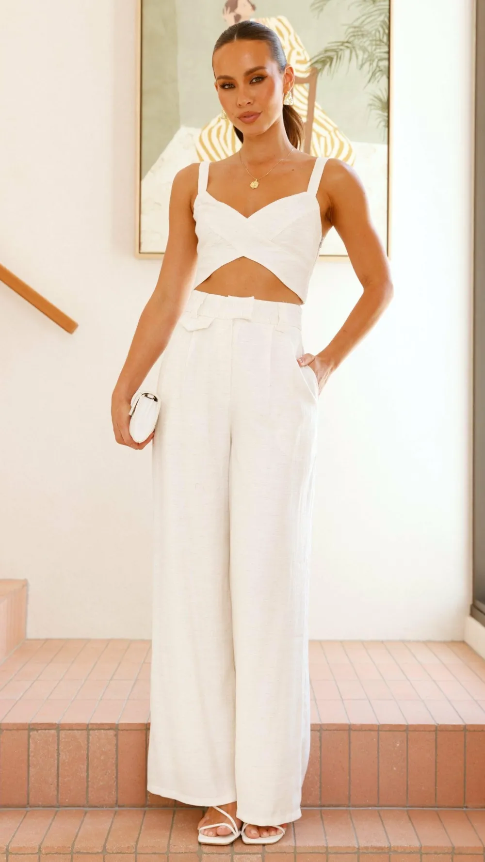 LILYWHYT Sets|Bottoms^Toni Pants - Stone