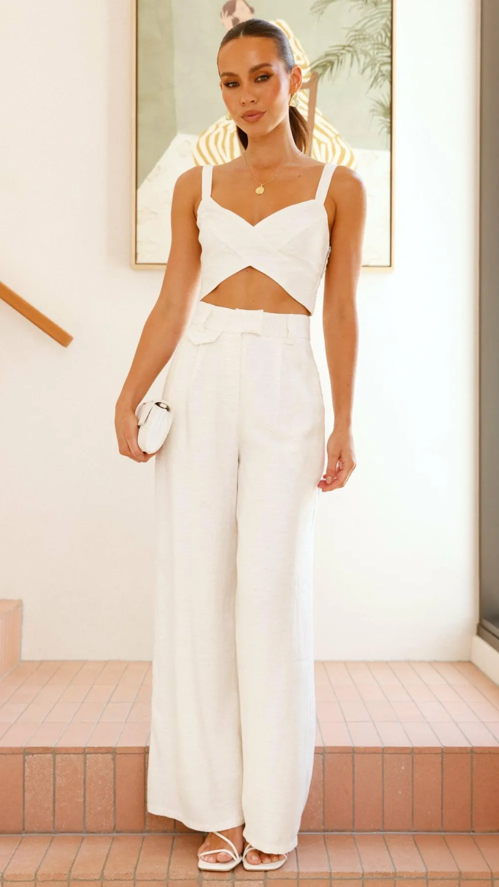 LILYWHYT Sets|Bottoms^Toni Pants - Stone