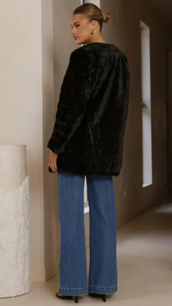 SASHA (BNE) Jackets|Outerwear^Tully Longline Jacket - Black