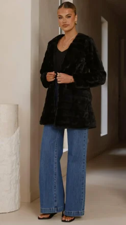SASHA (BNE) Jackets|Outerwear^Tully Longline Jacket - Black