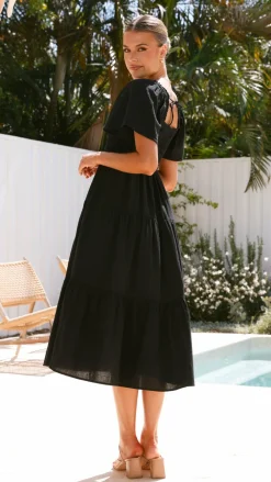 Miracle Fashion Dresses|Midi^Tyra Midi Dress - Black
