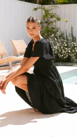 Miracle Fashion Dresses|Midi^Tyra Midi Dress - Black