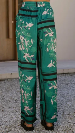 YH AND CO Sets|Bottoms^Valene Pants - Green/Pink Print