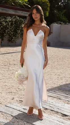 SASHA (BNE) Dresses|Bridesmaid^Valerie Maxi Dress - Champagne