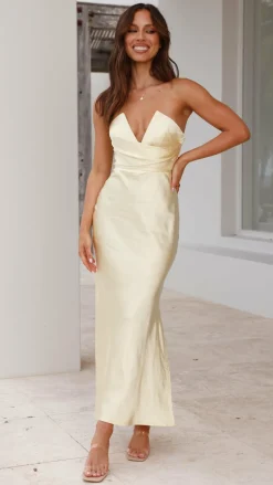 SASHA (BNE) Mon Cheri|Dresses^Valerie Maxi Dress - Yellow