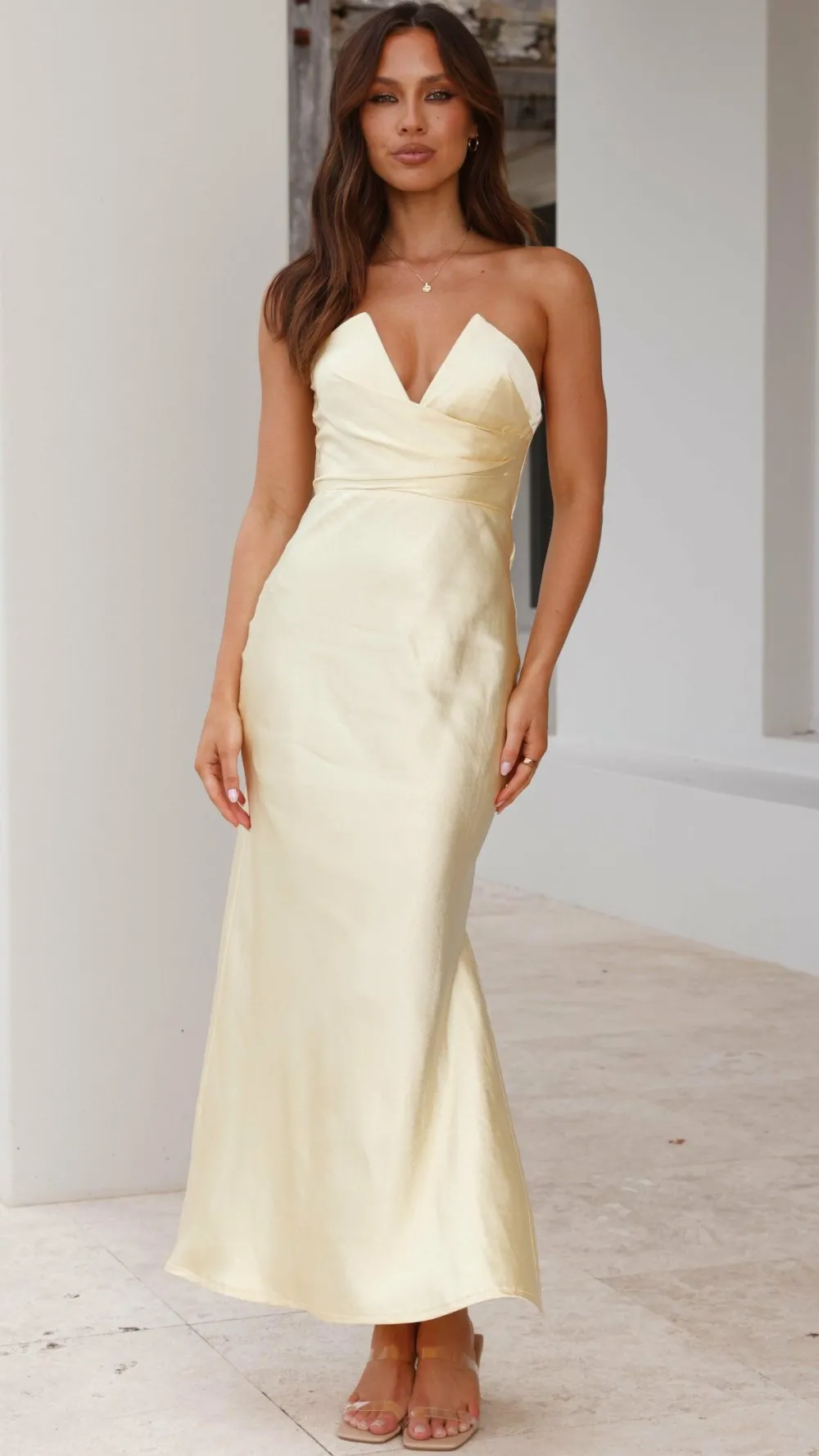 SASHA (BNE) Mon Cheri|Dresses^Valerie Maxi Dress - Yellow