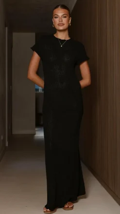 Fashion Allied Knit Dresses|Knitwear^Valise Maxi Dress - Black