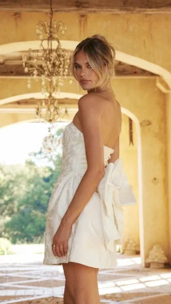 SASHA (BNE) Hen'S Collection|Dresses^Vandana Mini Dress - Cream