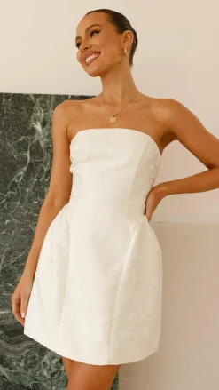 SASHA (BNE) Hen'S Collection|Dresses^Vandana Mini Dress - Cream