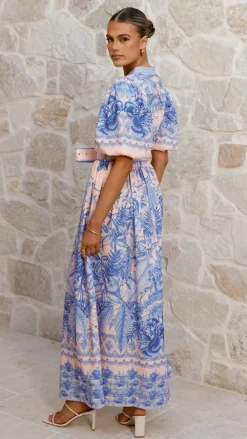 Bubblegum Dresses|Maxi^Vania Maxi Dress - Madeline Blue