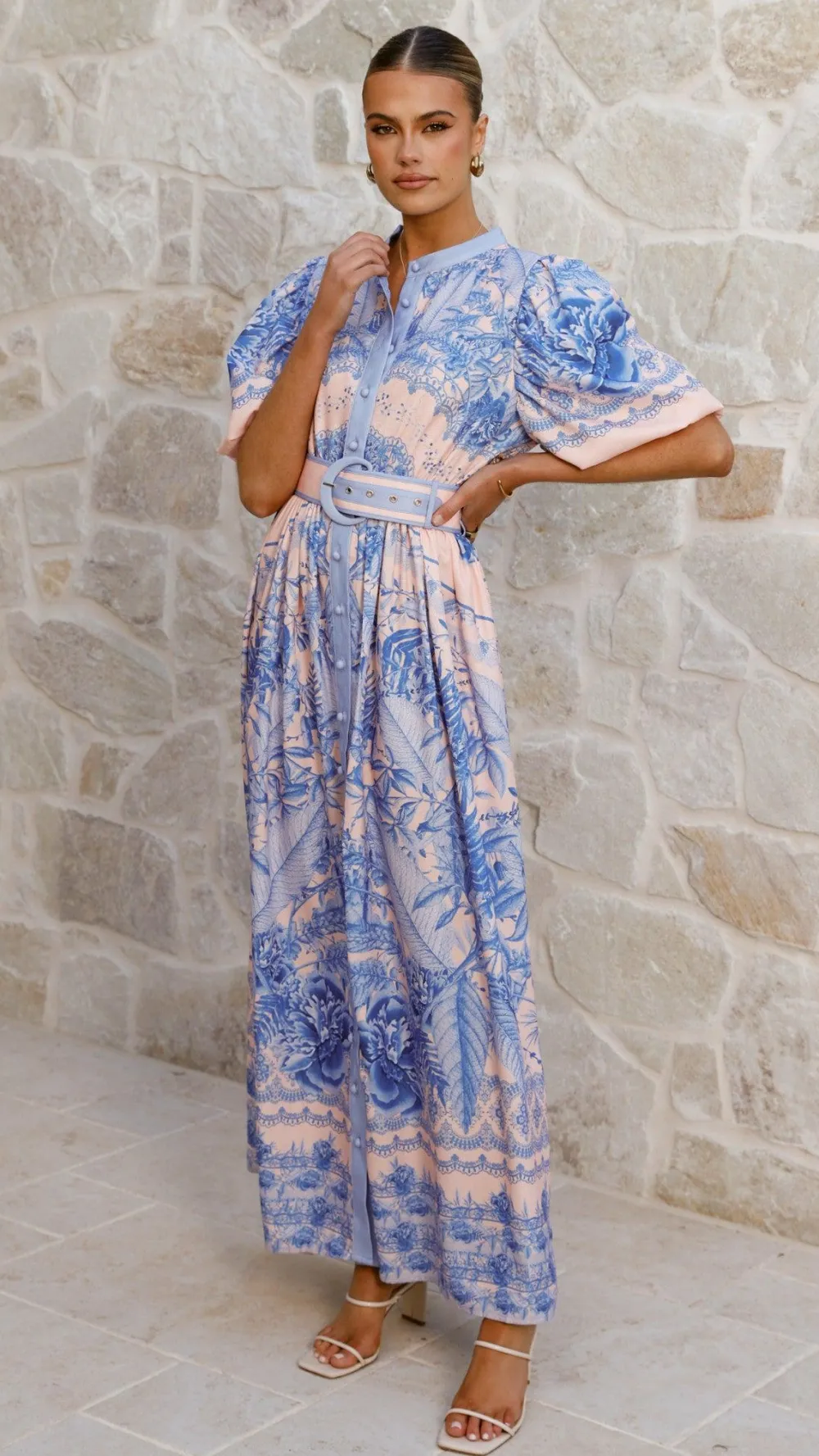Bubblegum Dresses|Maxi^Vania Maxi Dress - Madeline Blue