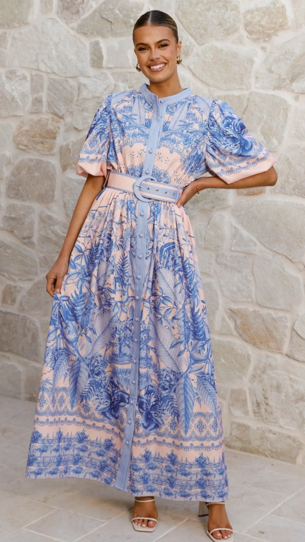 Bubblegum Dresses|Maxi^Vania Maxi Dress - Madeline Blue