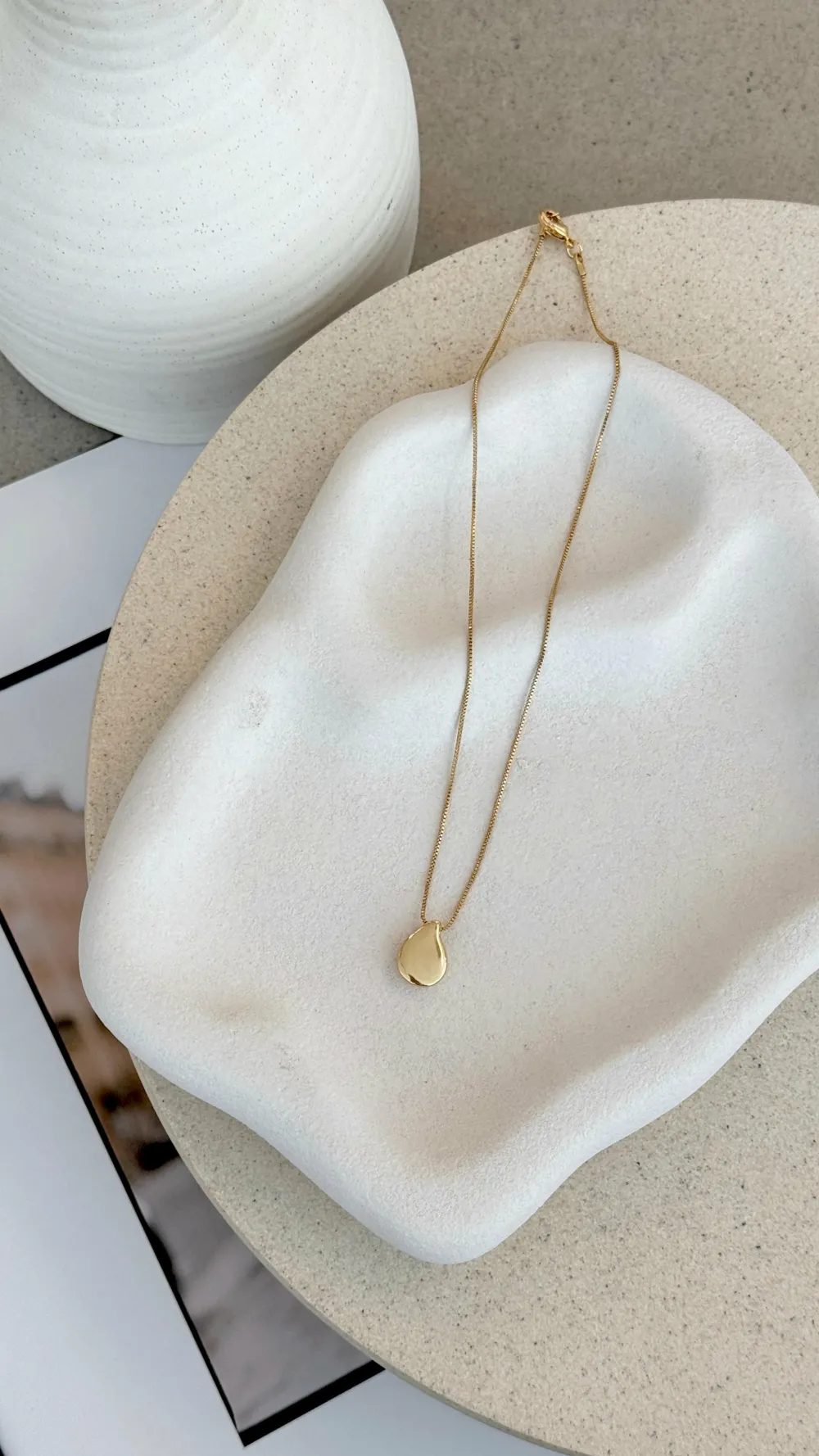 Angel Whisper Necklaces|Bridesmaid^Varenna Necklace - Gold