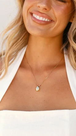 Angel Whisper Necklaces|Bridesmaid^Varenna Necklace - Gold