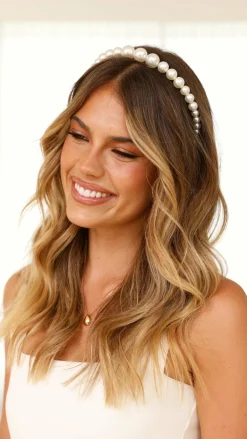 Your Accessory Shop Hair Accessories^Vatusia Headpiece - Pearl