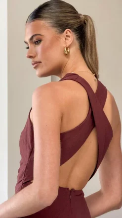LILYWHYT Dresses|Maxi^Velaris Maxi Dress - Burgundy
