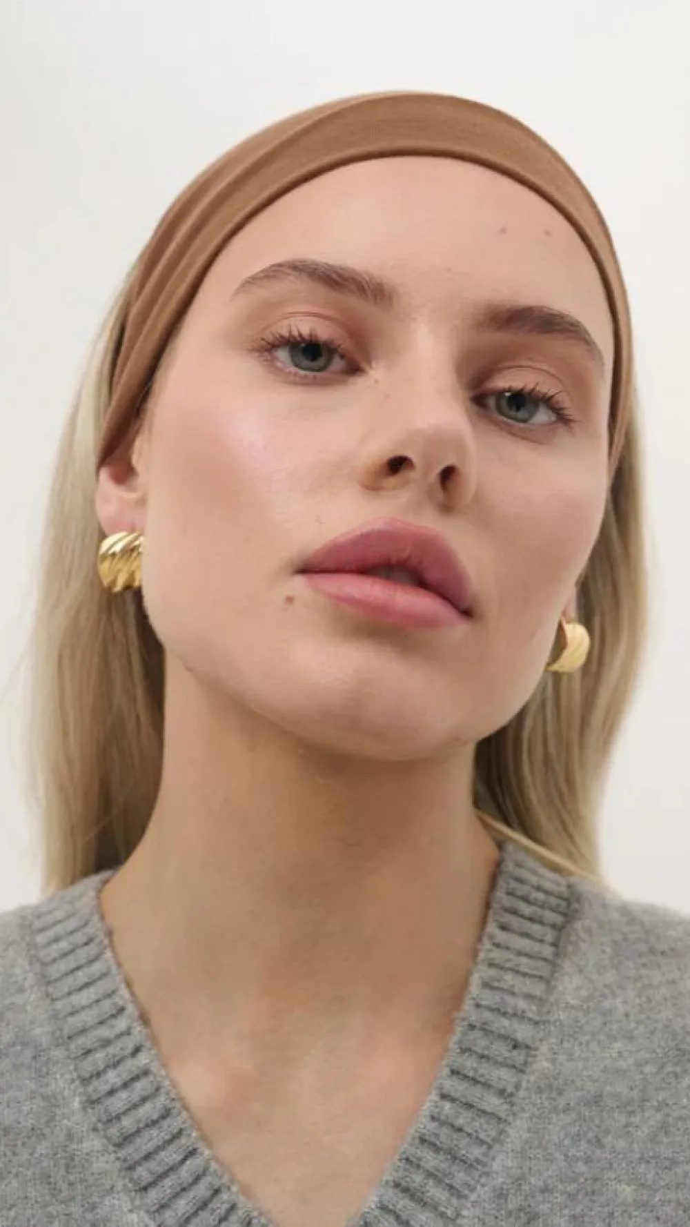Angel Whisper Earrings|Wedding Guest Dresses^Vera Textured 18K Gold Plated Earrings - Gold