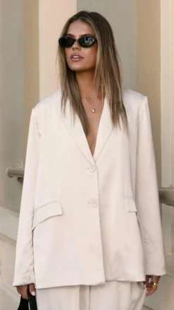 SASHA (BNE) Jackets|Blazers^Verity Blazer - Ivory