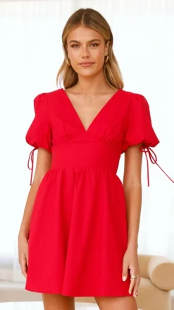 LILYWHYT Sale Dresses^Verve Mini Dress - Red