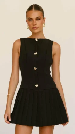 SASHA (BNE) Dresses|Mini^Vesperus Mini Dress - Black