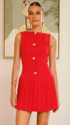 SASHA (BNE) Dresses|Mini^Vesperus Mini Dress - Red
