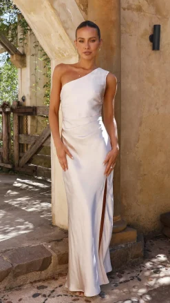 LILYWHYT Mon Cheri|Dresses^Victoria Maxi Dress - Champagne