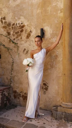 LILYWHYT Mon Cheri|Dresses^Victoria Maxi Dress - Champagne