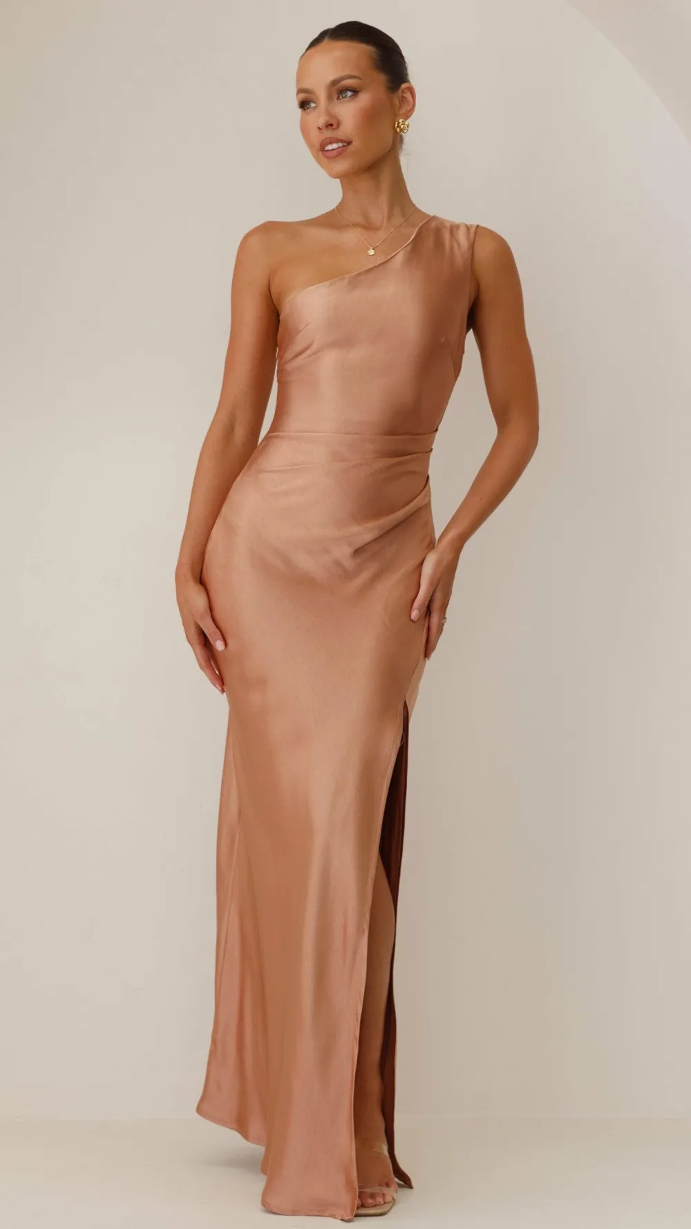 LILYWHYT Sale Evening|Sale Dresses^Victoria Maxi Dress - Clay