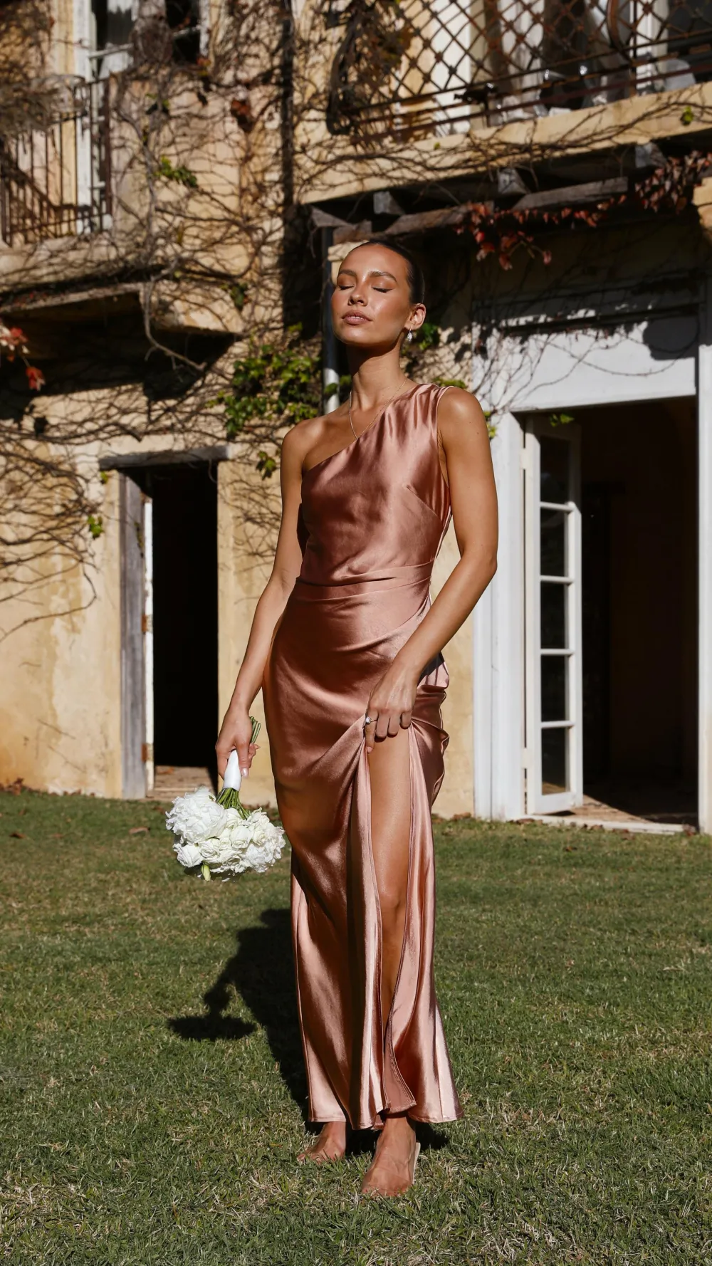 LILYWHYT Sale Evening|Sale Dresses^Victoria Maxi Dress - Clay