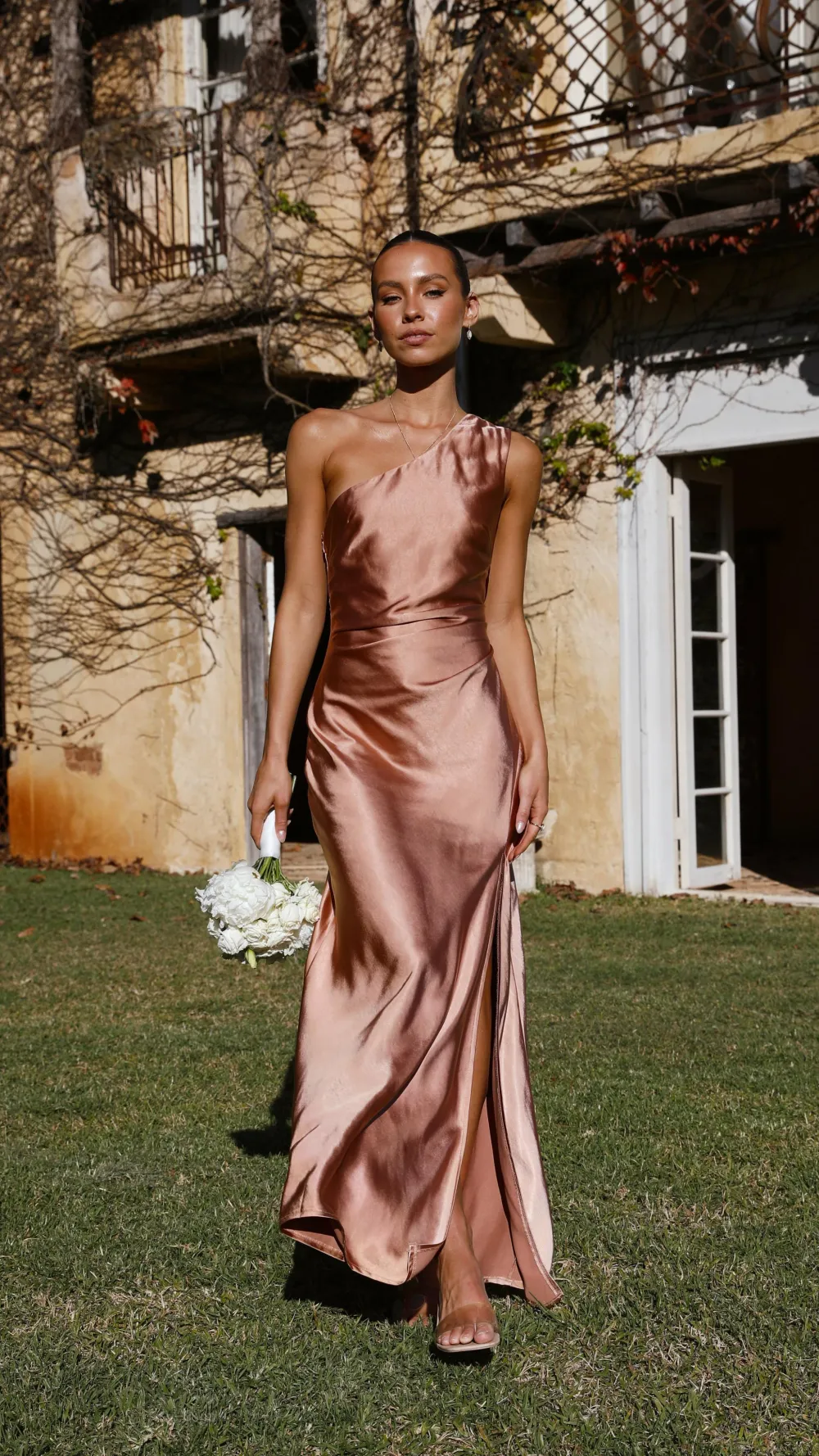 LILYWHYT Sale Evening|Sale Dresses^Victoria Maxi Dress - Clay