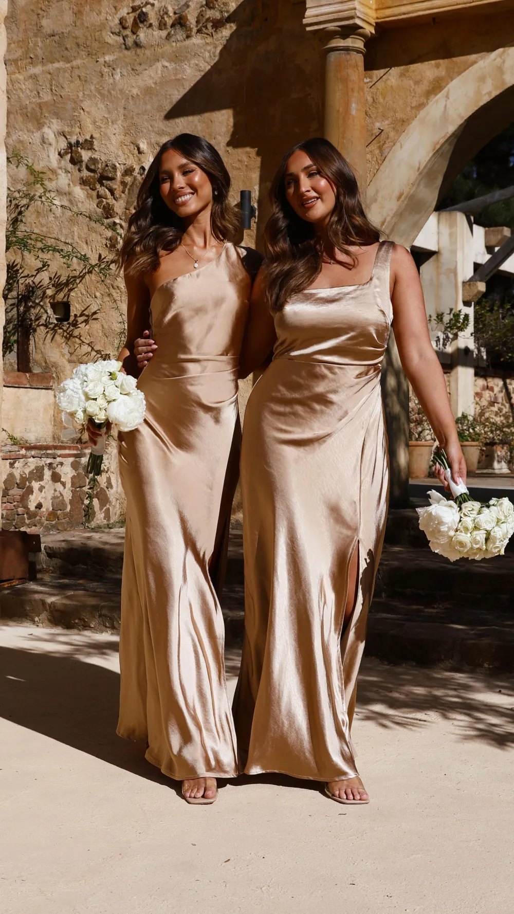 LILYWHYT Sale Evening^Victoria Maxi Dress - Gold