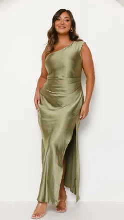 LILYWHYT Mon Cheri|Dresses^Victoria Maxi Dress - Olive