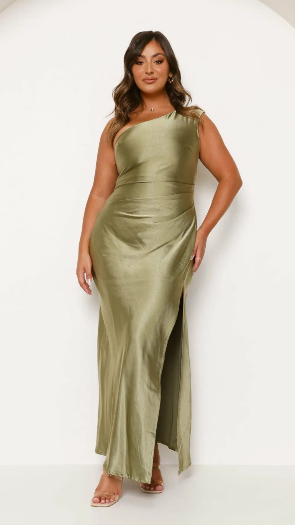 LILYWHYT Mon Cheri|Dresses^Victoria Maxi Dress - Olive