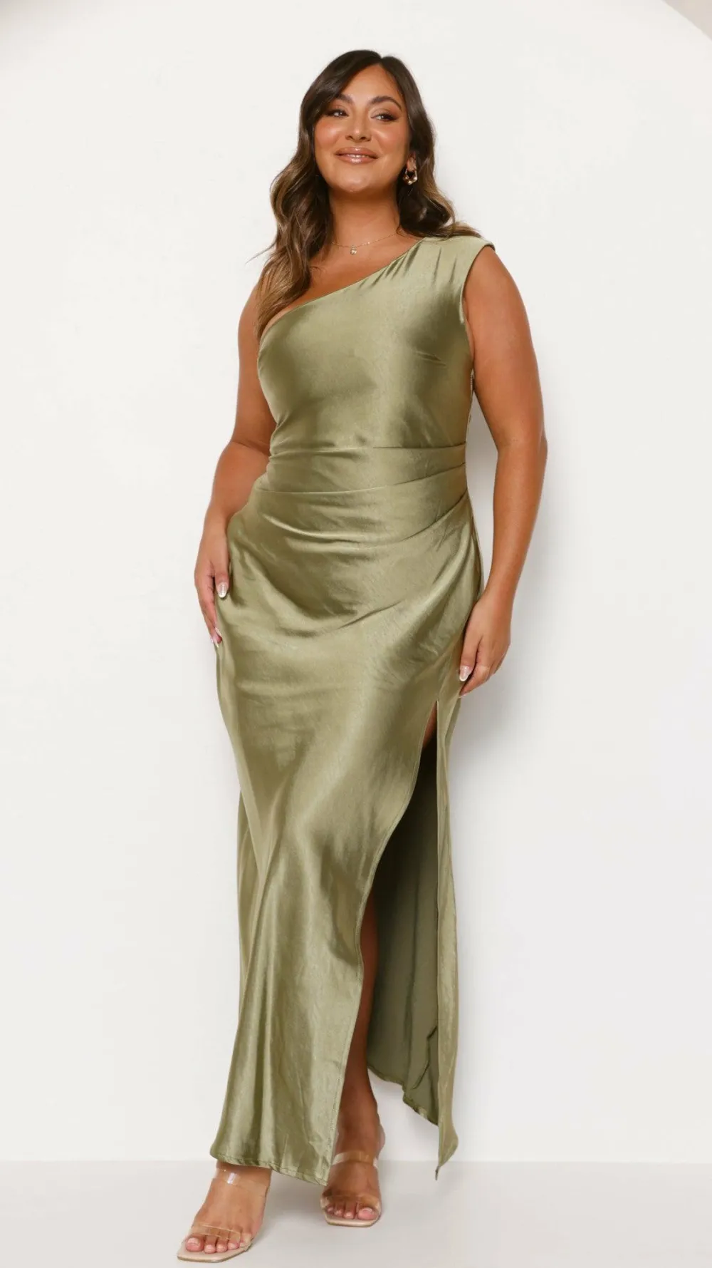 LILYWHYT Mon Cheri|Dresses^Victoria Maxi Dress - Olive