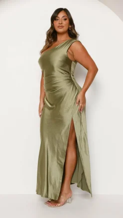 LILYWHYT Mon Cheri|Dresses^Victoria Maxi Dress - Olive