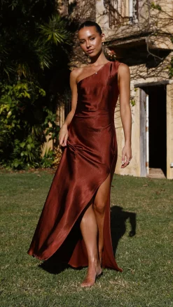 LILYWHYT Mon Cheri|Dresses^Victoria Maxi Dress - Rust