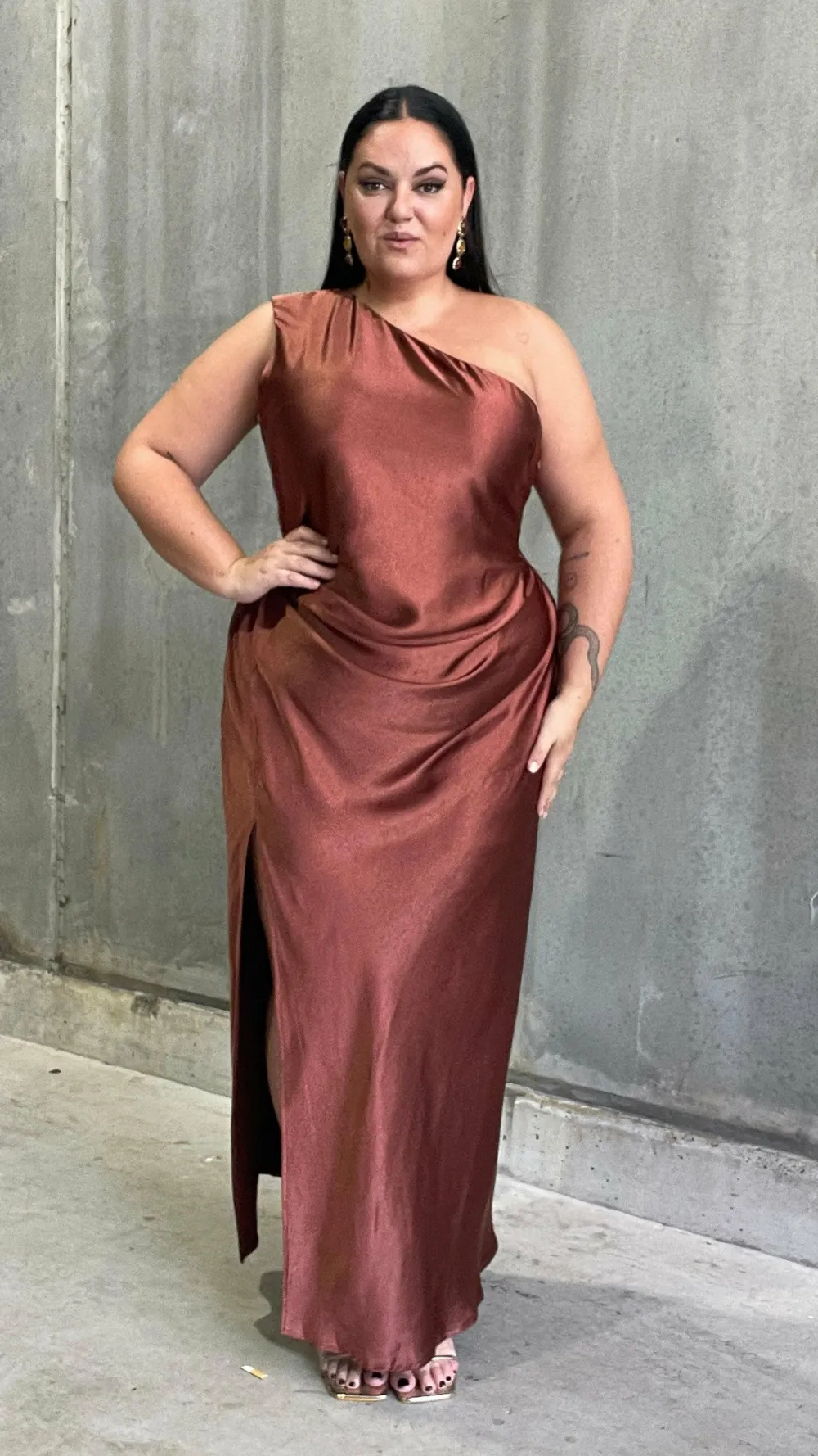 LILYWHYT Mon Cheri|Dresses^Victoria Maxi Dress - Rust