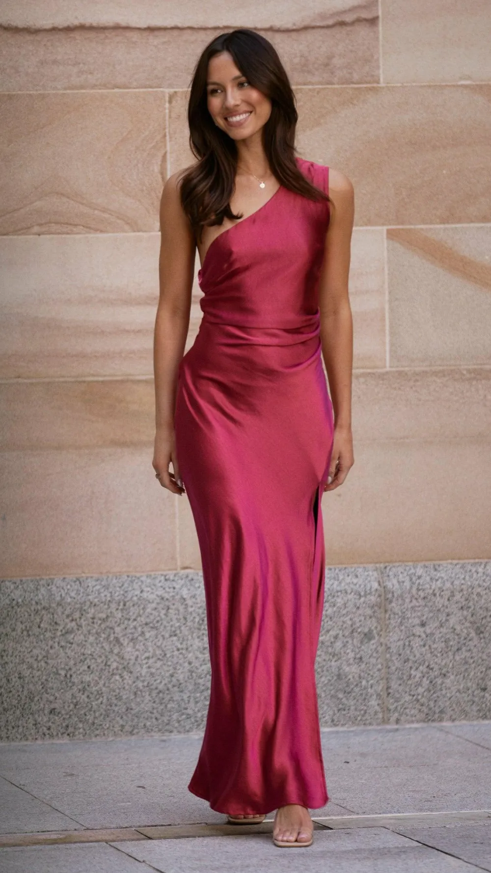 LILYWHYT Dresses|Maxi^Victoria Maxi Dress - Wine