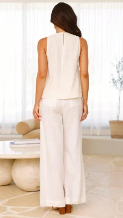 Pink Diamond Tops^Virtue Top - Cream