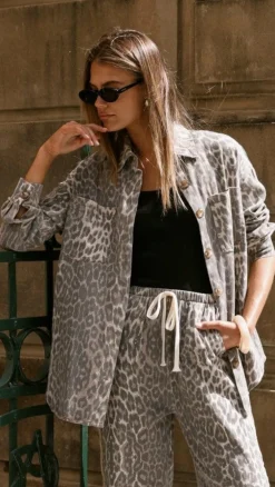 By Frankie Jackets|Sets^Vox Jacket - Leopard Print
