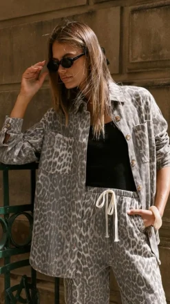 By Frankie Jackets|Sets^Vox Jacket - Leopard Print