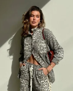 By Frankie Jackets|Sets^Vox Jacket - Leopard Print